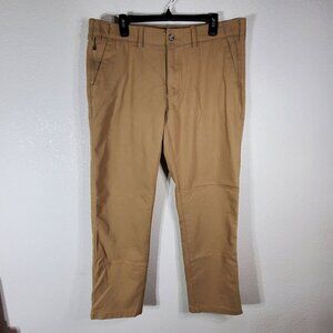 Eddie Bauer Mens 36x32 Chino Classic Fit Pants Khaki Lightweight Stretch